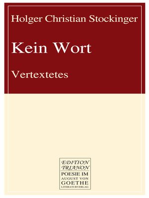 cover image of Kein Wort